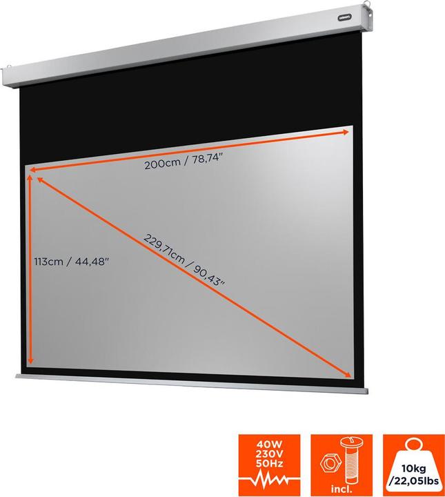 Actual product image Celexon Motor Professional Plus (81", 16:9)