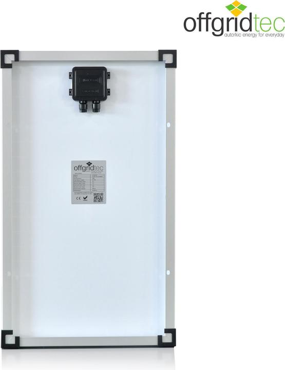 Actual product image Offgridtec OFF 3-01-001530 - Solar panel, mono, 12 V, 30 W (30 W, 2.50 kg)
