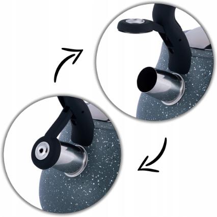 Immagine prodotto Kamille Bollitore Non Elettrico 1091 Grigio (2.70 l)