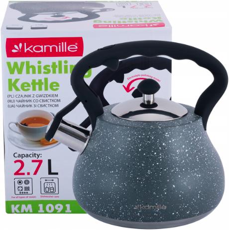 Immagine prodotto Kamille Bollitore Non Elettrico 1091 Grigio (2.70 l)