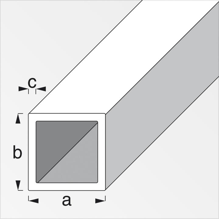 Immagine prodotto Alfer Tubo quadrato in alluminio