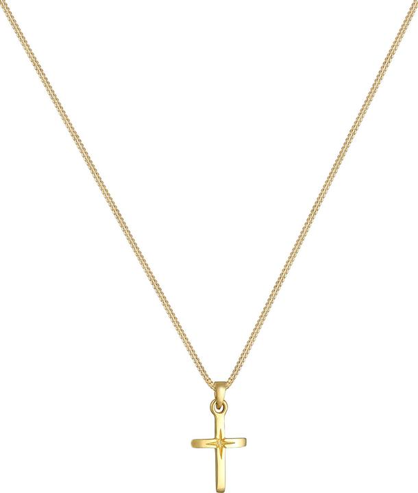 Immagine prodotto Elli Collana Croce Simbolo Ciondolo Religione Argento 925 (Argento 925, 45 cm)