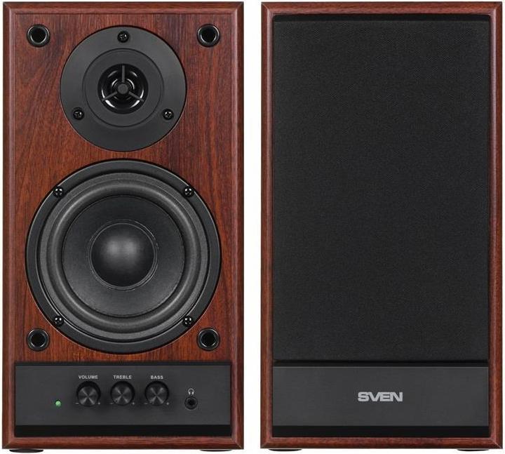 Actual product image Sven Multimedia - Speaker SPS-702 (Stereo, 40W, 40Hz-22Hz, Walnut), SV-0120702WN