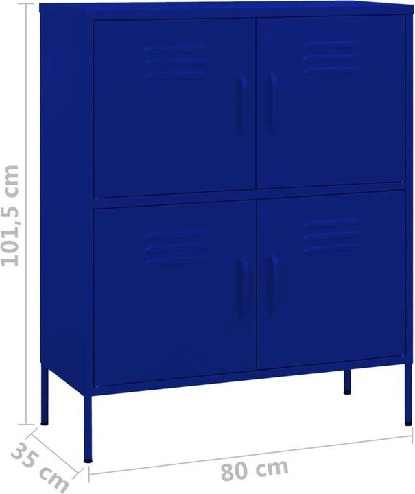 Produktbild VidaXL Schrank (80 x 35 x 101.5 cm)