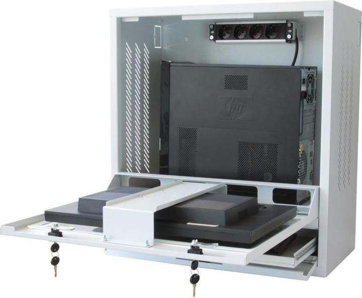 Immagine prodotto Techly Armadio Per Computer/Monitor/tastie (12.57 HE, Rack da 19 pollici)