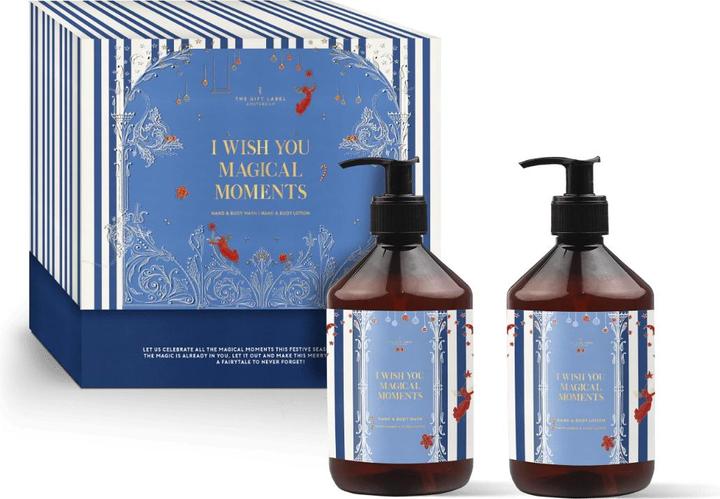 Produktbild The Gift Label I WISH YOU MAGICAL MOMENTS - Warm Amber & Tiare Flower (Körperpflegeset)