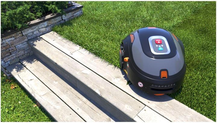 Productafbeelding Black & Decker Black + Decker 12V / 4,3Ah robotmaaier voor gazons tot 700m² - BCRMW123-QW (700 m²)