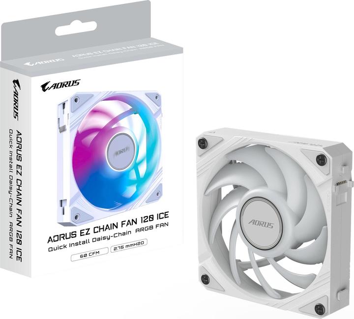 Image du produit Kodak Aorus Ez Chain Fan 120 Ice (120 mm, 1 x)