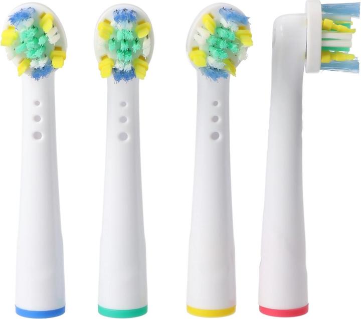 Produktbild AccuCell Zahnbürstenkopf Deep Cleaning Brush für elektrische Zahnbürsten von Oral-B, 4 Stück (4 x)