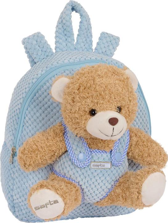 Produktbild Safta Kinderrucksack mit Plüschbär - Blau