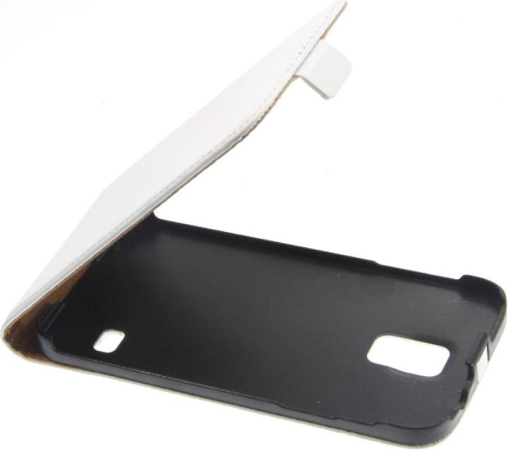 Produktbild OEM Slim leather Flip Case S5 Galaxy G900 - White (Samsung Galaxy S5)