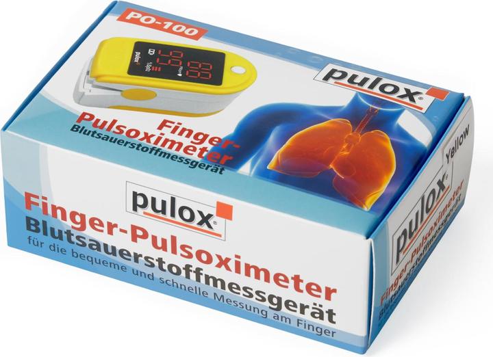 Immagine prodotto Pulox Pulsossimetro PO-100 Solo in giallo