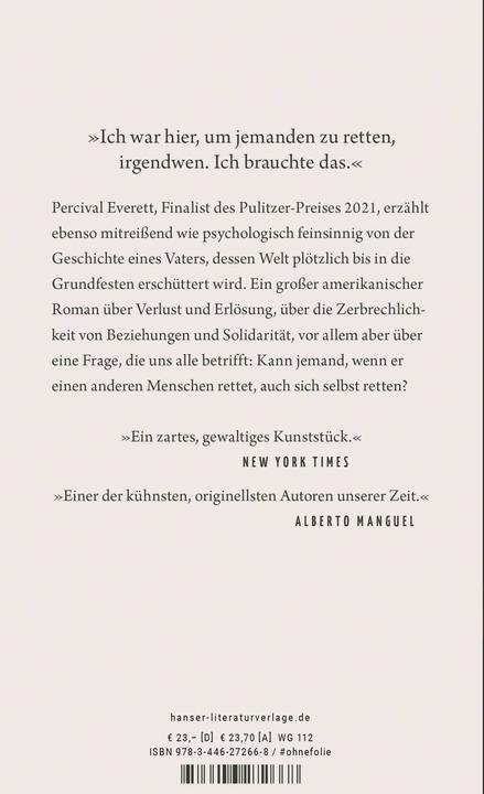 Produktbild Erschütterung (Deutsch, Percival Everett, 2022)