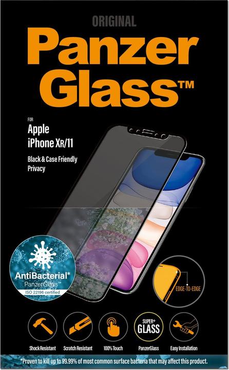 Actual product image PanzerGlass Privacy Edge to Edge (1 Piece, Apple iPhone 11)