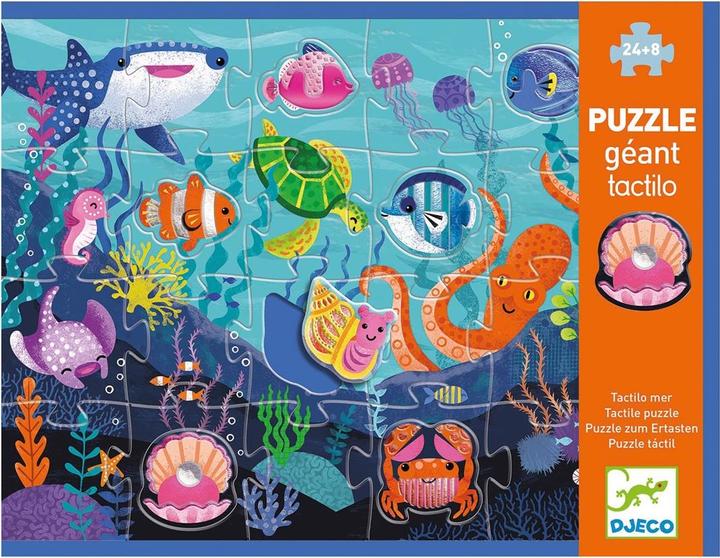 Image du produit Djeco Puzzle Tactilo Mer 32 pièces (32 pièces)