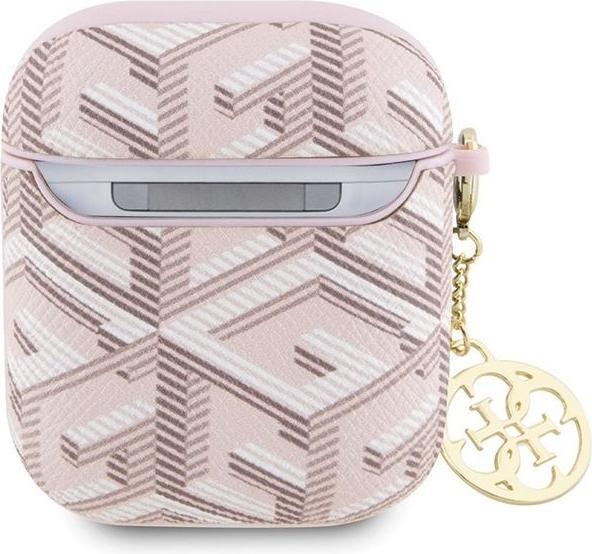Actual product image Guess GUA2PGCE4CP AirPods 1/2 cover różowy/pink GCube Charm (Headphone bag)