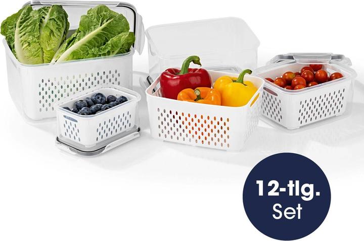 Produktbild Gourmetmaxx Vorratsdose 12-teilig (4 l)