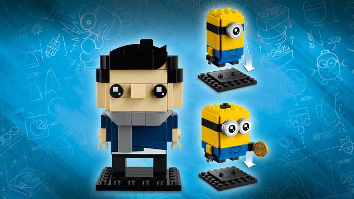 Actual product image LEGO BrickHeadz Gru, Stuart & Otto 40420 (40420, LEGO Brickheadz)