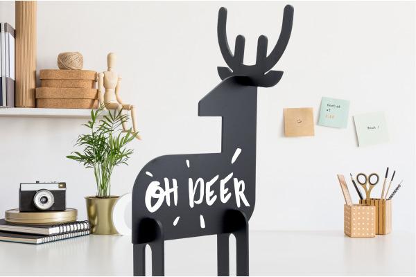 Actual product image Securit Chalkboard BAMBI T3D-DEER black 31x14.7x11.3cm (310 x 147 x 113 mm)