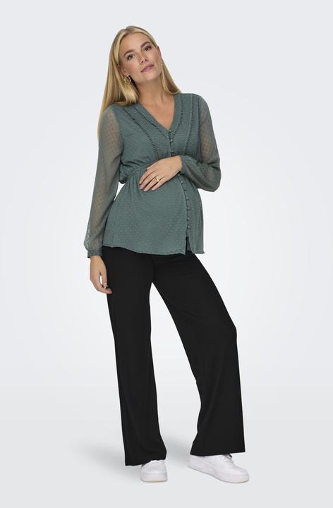 Image du produit Only Maternity Coupe normale Pantalon taille haute Maternity Pantalon coupe large (XL)