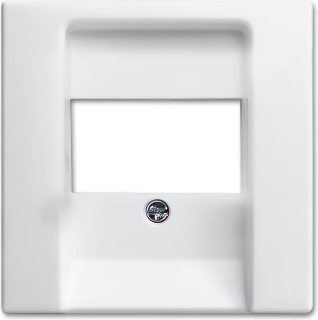 Busch-Jaeger 1724-0-4333 White Switch Plate & Socket Cover (1724-0-4333)