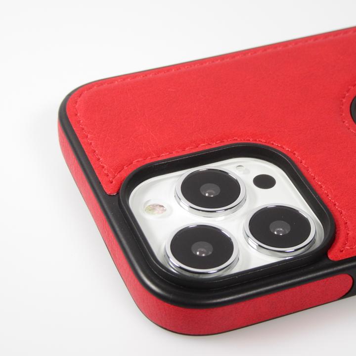 Actual product image PhoneLook Coque Premium Cuir avec surpiqûres et trou (Apple iPhone 13 Pro Max)