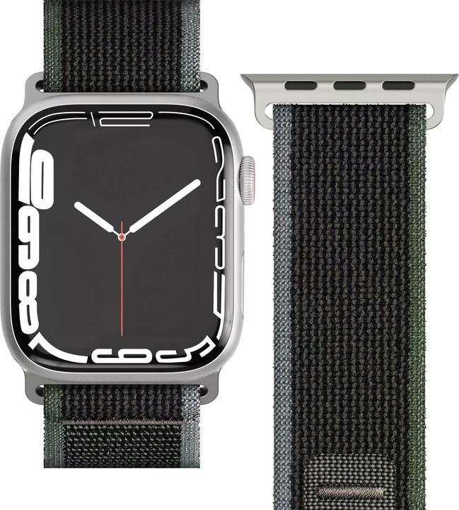 Actual product image Vonmählen Bracelet Trekking Loop Apple Watch 38/40/41 mm Blue/Black (41 mm, Nylon)