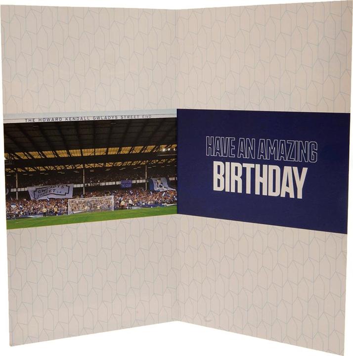 Produktbild Everton FC Personalisierte Geburtstagskarte mit Aufklebern (1 Stk.)