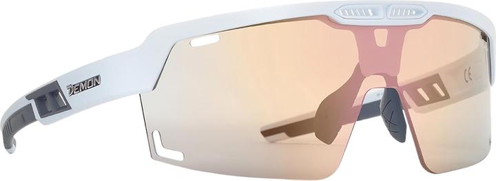 matt white-red gold mirror