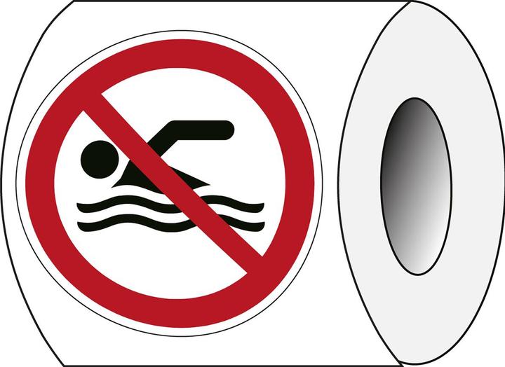 Image du produit Brady Panneau de sécurité ISO - Natation interdite