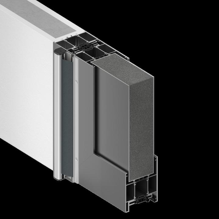 Produktbild Athmer Fingerschutz Rollo NR-26 w-proof Länge 1925 mm Aussenanwendung alusilberfarbig eloxiert