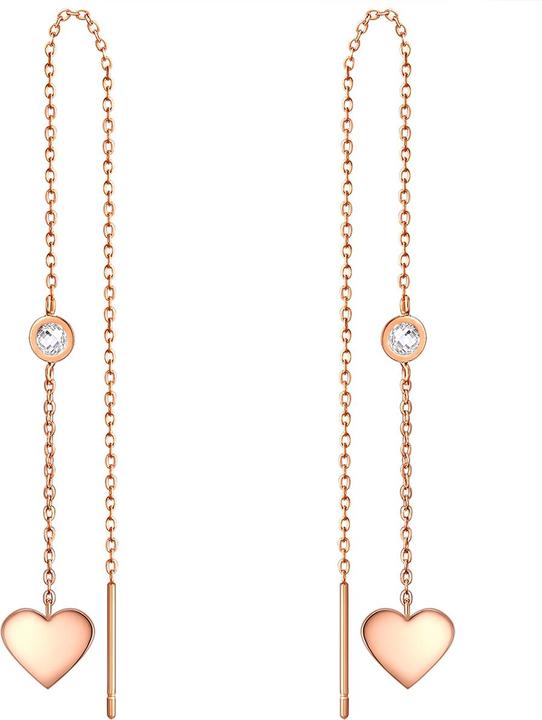 Actual product image Eastside Ladies Heart Stainless Steel Preciosa Rose Gold - 29786 (Stainless steel)