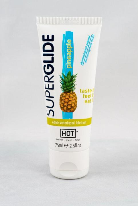 Actual product image HOT Superglide edible lubricant waterbased pineapple 75 ml (75 ml)