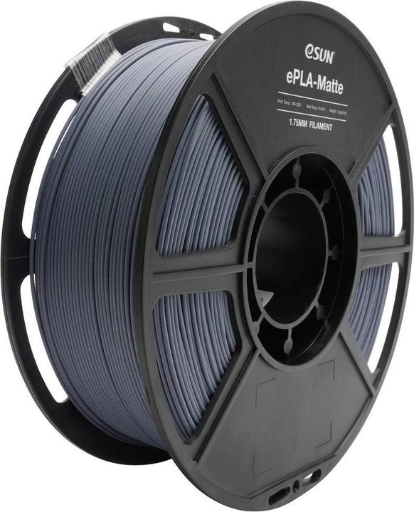 eSUN ePLA Filament (PLA, 1.75 mm, 1000 g, Grau)