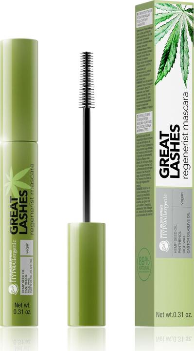 Produktbild Bell Cosmetics Hypoallergenic regenerating mascara - effect of artificial eyelashes 9g