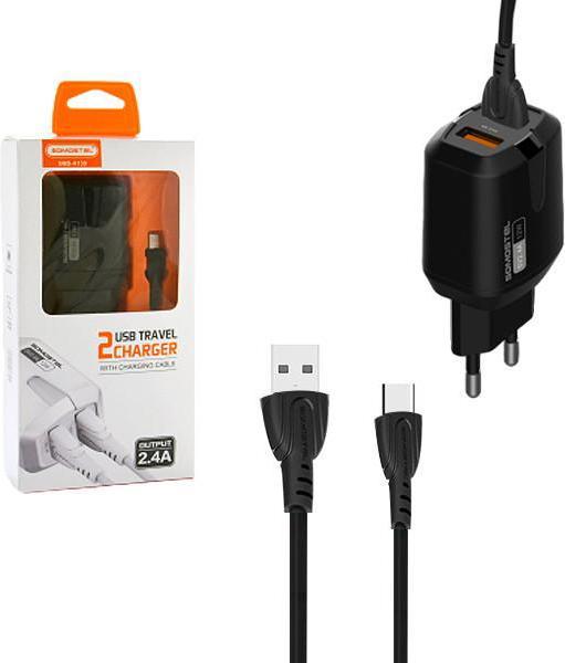 Actual product image Somostel SMS-A139 charger 2x USB-A 2.4 A (26575)
