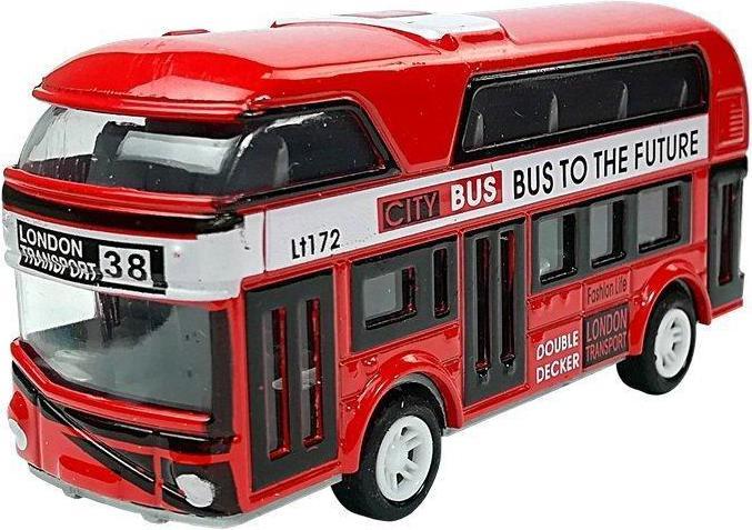 Produktbild Lean Toys Double-decker bus, 4 colors