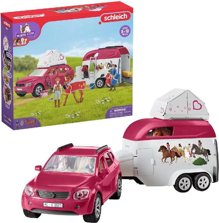 Immagine prodotto Schleich Avventura con auto e rimorchio per cavalli