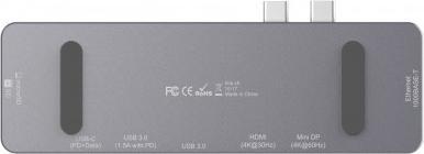 Produktbild LMP Compact Dock (USB-C, 8 Ports)
