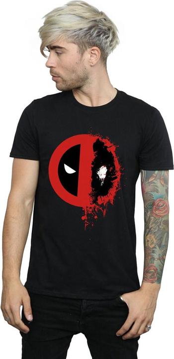 Produktbild Deadpool Split Splat Logo TShirt (L)