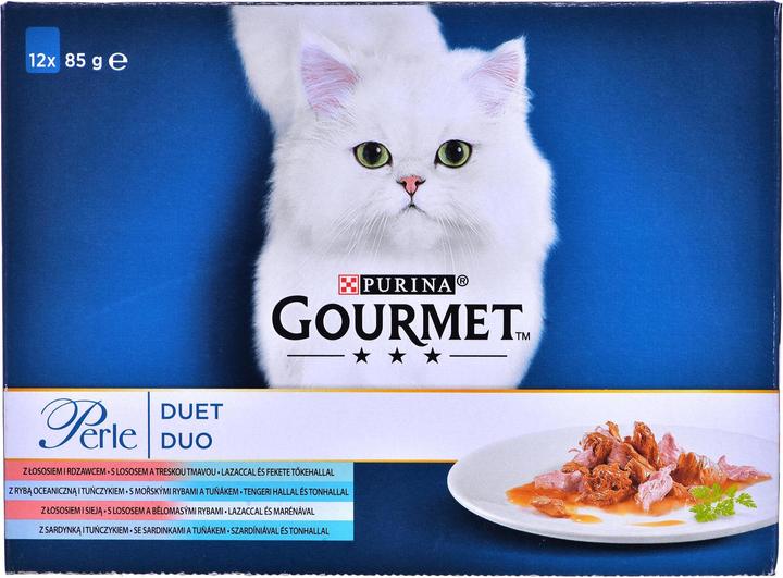 Image du produit Gourmet Perle Duo Fish Duet - katea wet food 12x85g (Senior, 12 pcs, 1020 g)