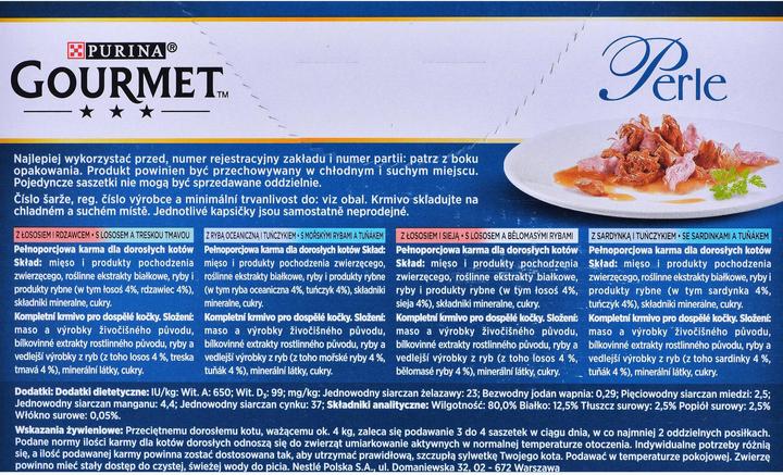 Image du produit Gourmet Perle Duo Fish Duet - katea wet food 12x85g (Senior, 12 pcs, 1020 g)