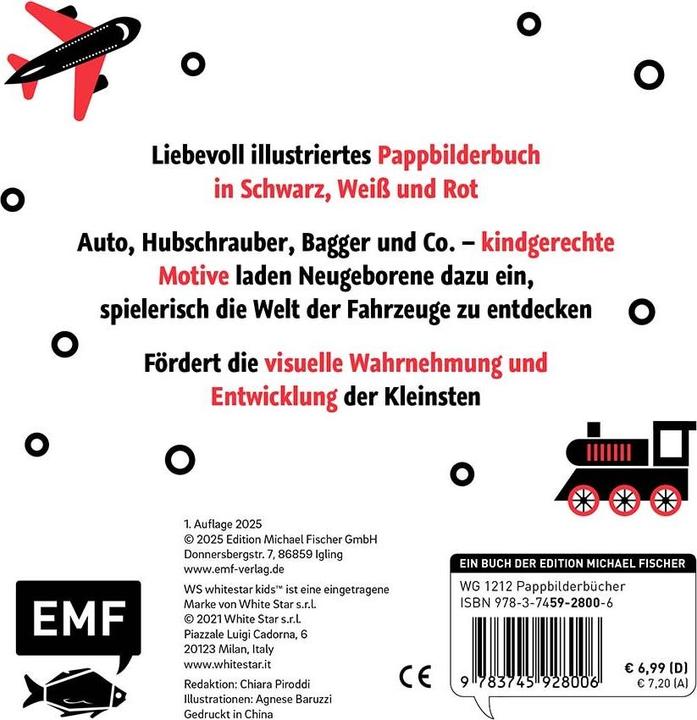 Actual product image My very first contrast book: Vehicles - for babies from 0-12 months (German)
