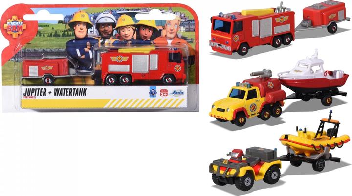 Dickie Fireman Sam car with trailer