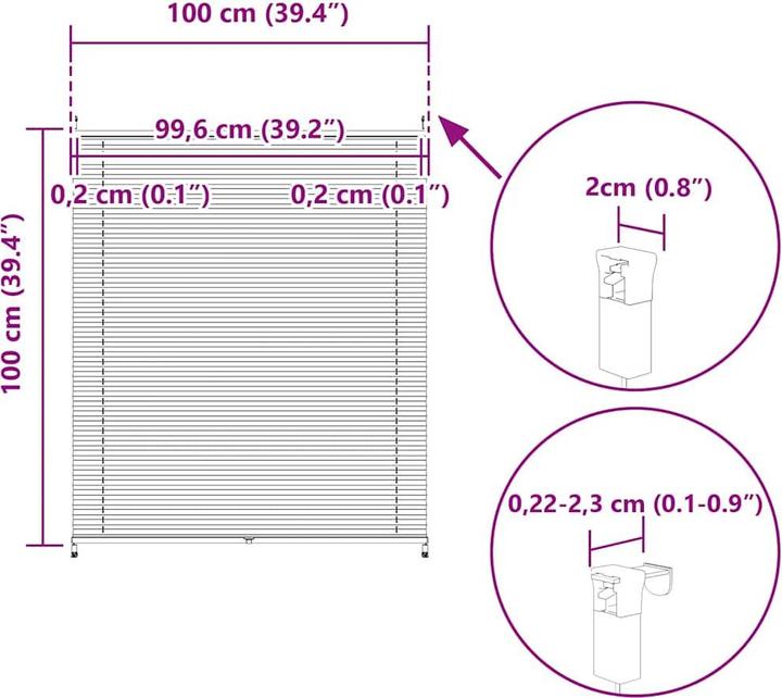Actual product image VidaXL Dionis (100 x 100 cm)