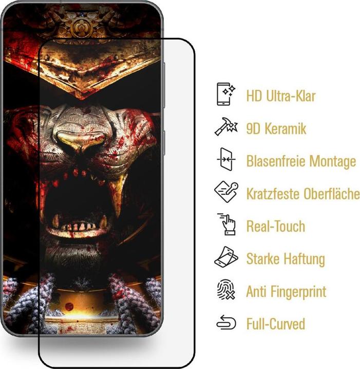 Produktbild Protectorking 3x Ceramic-Glass Full Cover HD Klar (3 Stück, Samsung Galaxy A42 5G)
