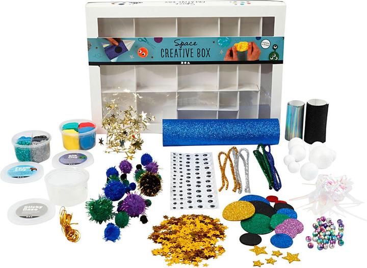 Produktbild Creativ Company Bastelset Kreativbox Weltraum 16-teilig