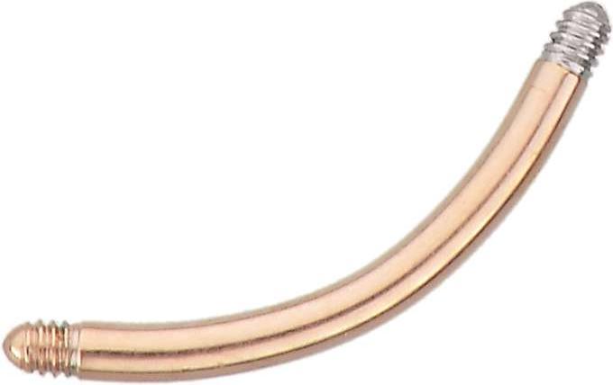 Produktbild Bijouteria 1.2mm Piercingstab (Chirurgenstahl 316L, PVD Beschichtung (goldfarbig))