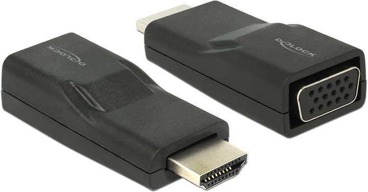 Produktbild Delock Monitoradapter HDMI-A zu VGA-Bu schwarz (VGA, 2.20 cm)
