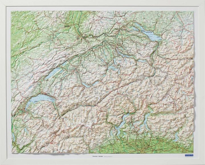 Actual product image Switzerland Plastic relief 1:500 000